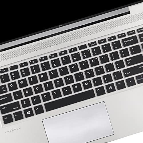 Калъф за клавиатура за 14 HP ProBook 440 G5 G6 G7 G8|HP ProBook 430 G5|ProBook 640 G4 G5|HP ProBook x360 440 G1 Защитен калъф [Не е подходящ за Probook 430/440/640 G1 G2 G3] -черен