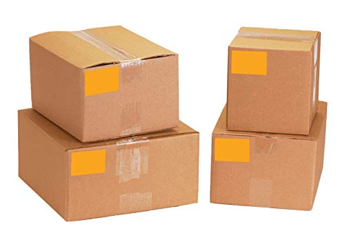 Кутия с правоъгълни етикети Fast Tape Logic® за извършване на опис, 3 x 9, флуоресцентно оранжево на цвят (1 Ролка