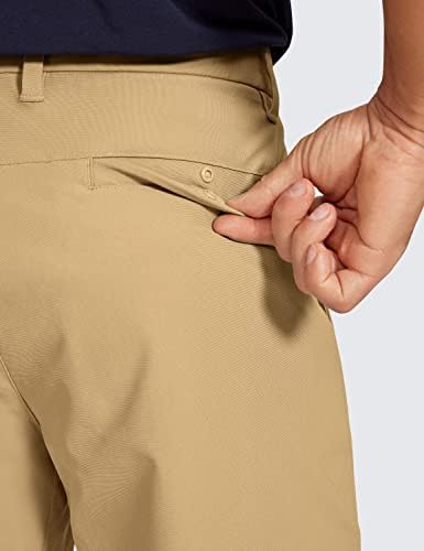 Удобни мъжки къси панталони за голф CRZ YOGA за целия ден - Стрейчевые Леки Ежедневни работни панталони с плоска предна
