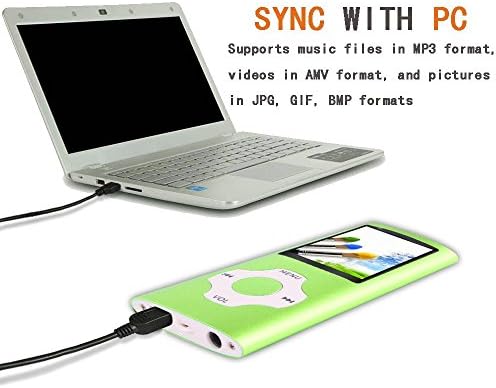 MP3-плейър/MP4 плеър, Музикален MP3 плейър Hotechs с 32 GB памет SD карта Тънък Класически Дигитален LCD дисплей