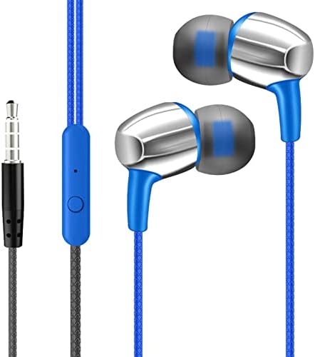 Ушите Слушалки с микрофон с 3.5 мм Слушалки с Кабел за смартфони с iOS и Android Лаптопи, Mp3 Слот Walkman Rig Ultimate