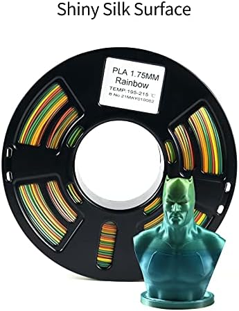 Конци за 3D-принтер Kywoo PLA, Точност +/- 0,03 мм, Макара 1 кг, 1,75 мм, Цвят на дъгата, Опаковка по 1