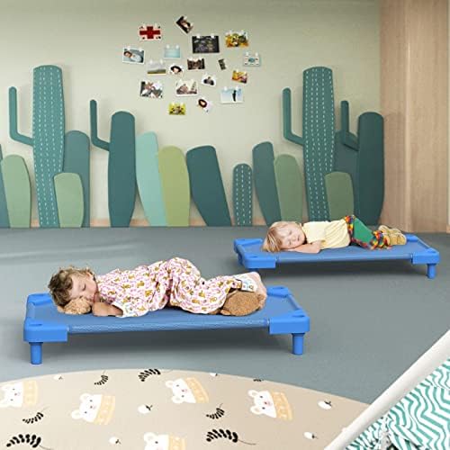 Мебели за детска градина NOUJULOUN, Детски креватчета, Штабелируемые креватчета от тръби от неръждаема стомана