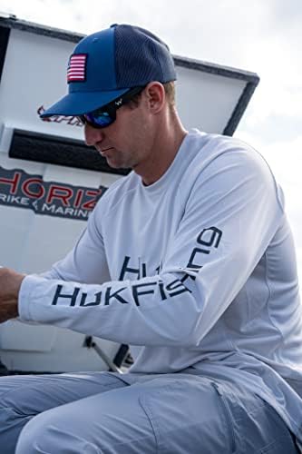 Мъжки риболовна Риза HUK Icon X с дълъг ръкав и Защита от Слънцето