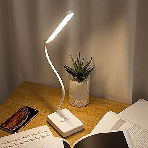 Светодиодна настолна лампа, осветление на сензорна конзола, осветление USB порт за зареждане на литиево-йонна батерия, гъвкава