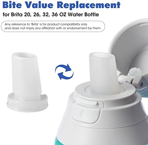 Смяна на клапан за ухапване AIEVE, Съвместима с Бутилка за вода Brita, 2 опаковки Силиконовата Бутилка за вода, Разменени Клапан