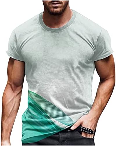 3D Тениски за Мъже, Летни Блузи с Къс Ръкав и кръгло деколте, Новост, Графични Блузи, Ежедневни Свободна Засаждане,