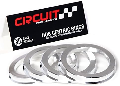 Централните пръстени за ступиц Circuit Performance (4 групи) - Алуминиеви пръстени за ступиц от 60,1 до 57,1 - Съвместим с Saturn, Audi A3, A4, A6, VW Golf, Jetta Beetle CC с ступицей 57,1 мм, които използ?