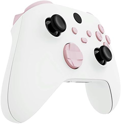 Сменяеми бутони eXtremeRate Cherry Blossoms Pink контролери за Xbox Series S и Xbox Series X, брони LB РБ LT RT, Води D-pad ABXY за стартиране на обратна синхронизация, Общи ключове за контролера на Xbox