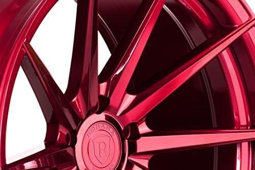 Rohana Колела RF1 Червено колело с боядисани покритие (20 x 11 см /5 x 120 мм, офсет 28 мм)