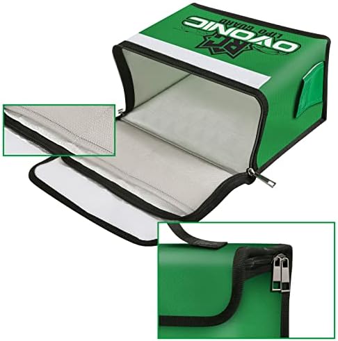 Сигурна чанта OVONIC Lipo Пожаробезопасная Взрывозащищенная чанта с Голям капацитет за зареждане и съхранение на липо-батерии