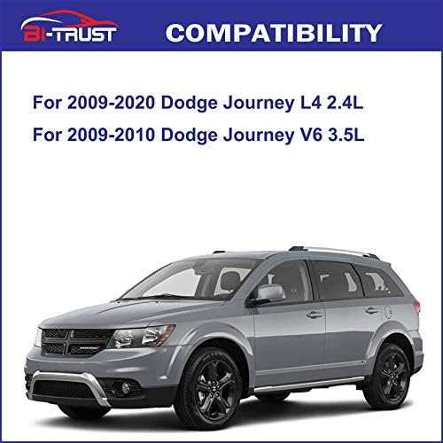 Въздушен филтър на купето на двигателя на Дву-Trust, Замяна за Dodge Journey L4 2.4 L 2009-2019, 2 опаковки