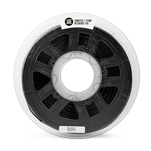 Конци за 3D-принтер Gizmo Dorks ABS с ниско миризма 1,75 мм 1 кг, черен