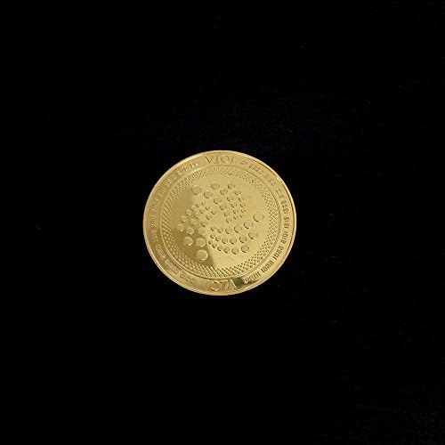 1БР Възпоменателна Монета, Позлатена Сребърна Монета Iota Монета Iota Виртуална Криптовалюта 2021 Лимитированная Серия са подбрани
