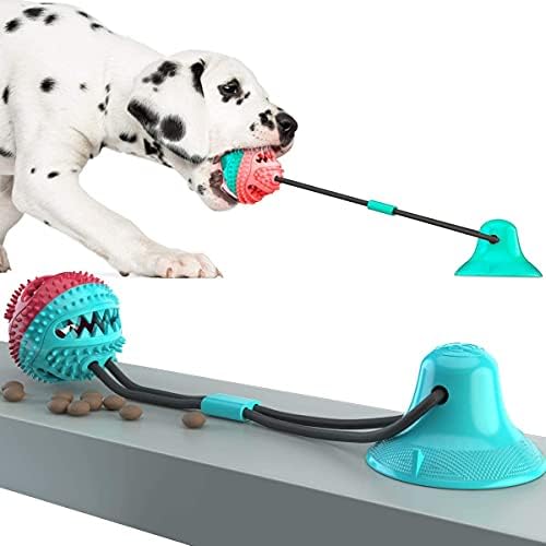 Играчки за кучета за Агресивни Жевателей Интерактивна играчка за кучета с вендузата Дърпане на въже, Неразрушаемая Дъвчене