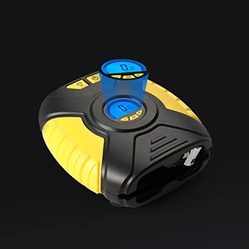 Wakauto 1 Комплект Автомобилни Гуми Помпа, Дигитален Дисплей Надуваем Помпа Мулти-Въздушна Помпа