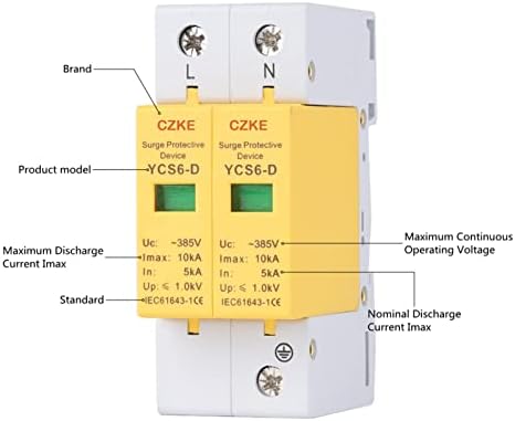 PURYN YCS6-D AC SPD 385V Устройство за защита от пренапрежение за Домашно мрежов филтър Защитен низковольтный