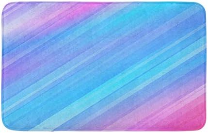 Подложка за баня Adowyee Светлинните Лъчи в Абстрактна Геометрична Цветна Футуристична Технология, Блестящ и Уютен