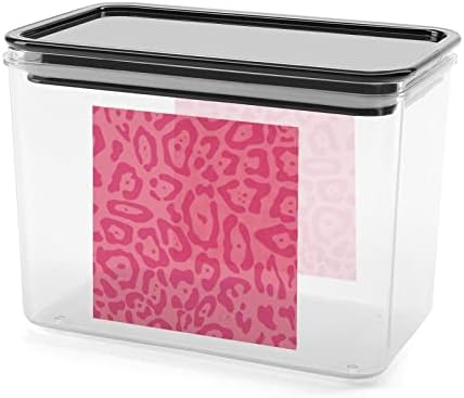 Кутии за Складиране на контейнери за Съхранение на Хранителни Продукти От Кожа Розово Котка Пластмасови, Прозрачни С Уплътнителен