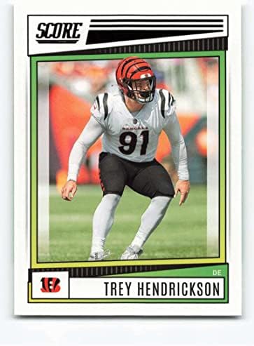 Чрез 2022 #196 Трей Хендриксън Синсинати Bengals Футболна Търговска картичка NFL