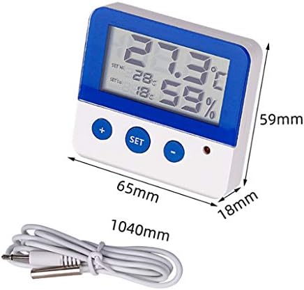 XJJZS Електронен Термометър Битова Точност Дисплей за измерване на температура и влажност, Стенен Термометър
