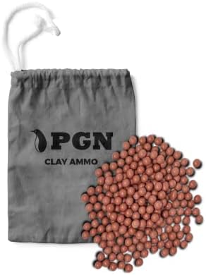 (1500 Броя) Патрони за прашка от биоразлагаемой глина PGN - Калибър 3/8 инча (0,375 инча) - Директни и точни патрони за практическа