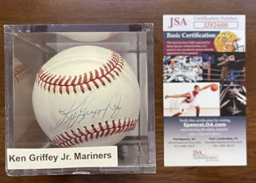 Кен Гриффи-младши Подписа Автограф на Официалната Американска лийг бейзбол (OAL) - JSA Аутентифицировано