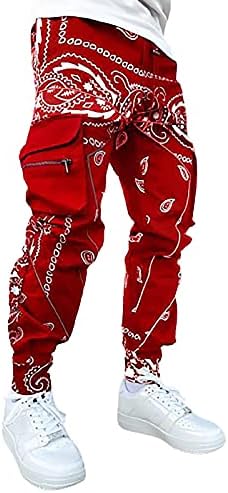 QTOCIO Мъжки Панталони-Карго, Технологичная Облекло, Панталони-Зреещи в стил хип-Хоп, Спортни Панталони за Джогинг в