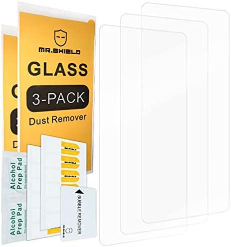 Mr.Щит [3 опаковки], Предназначени за BLU G91 / BLU V91 [Закалено стъкло] [Японското стъкло твърдост 9H] Защитно