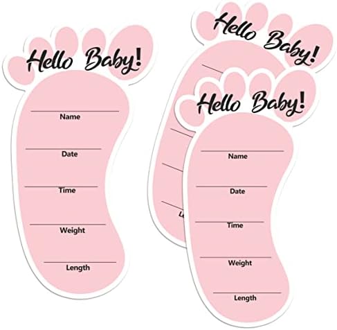 Знак на Новороденото Здравей, Мила, Форма на пръстови отпечатъци на Детето, Дървена Табела с Обявяването на акта