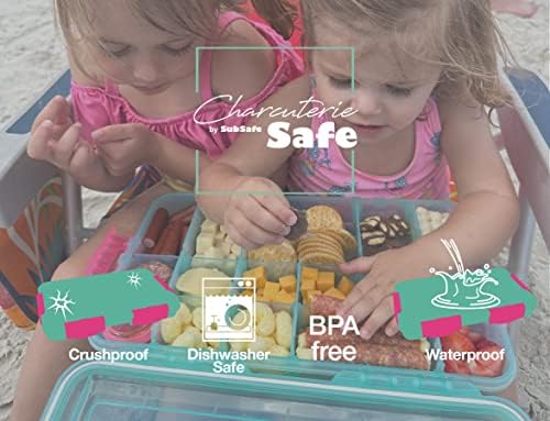 Charcuterie Safe От SubSafe - Водоустойчив контейнер за съхранение на закуски Запазва закуски, пресни и сухи по време на