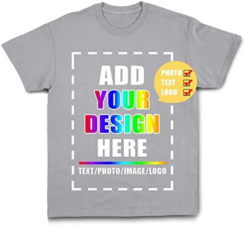 Тениски по поръчка за мъже Персонализирайте своя собствена Тениска Персонализирани Дизайн ризи Вашият Собствен Текст, Лого, Името на Печат Памучни Тениски