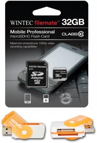 Високоскоростна карта памет microSDHC клас 10 обем 32 GB. Идеален за Huawei U8510 IDEOS X3 U8800 IDEOS X5. В комплекта