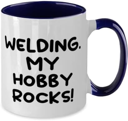 Заваръчни Подаръци За Мъже, Жени, Заваряване. My Hobby Rocks!, Оцветен Чаша Brilliant Welding Обем 11 грама, на Чаша