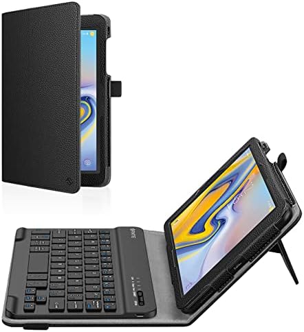 Калъф-клавиатура Fintie Folio за Samsung Galaxy Tab A 8.0 2018, модел SM-T387, калъф-поставка от изкуствена кожа