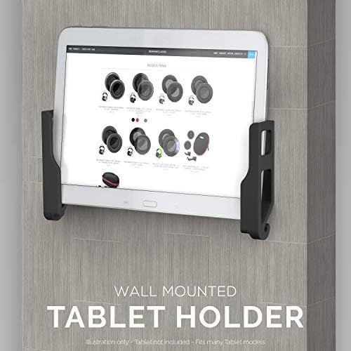 BRAINWAVZ Универсален Стенен док-стойка за таблет за iPad Mini Air и Pro, Galaxy Tab, Note, Surface и iPhone, Пиксели и други