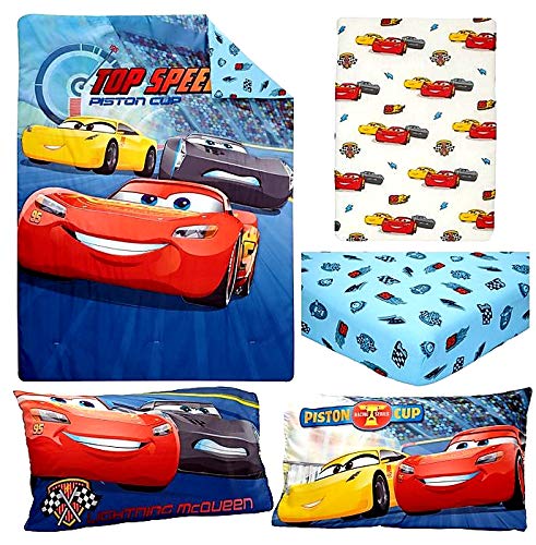Комплект спално бельо Cars Red & Blue (за деца) 4шт