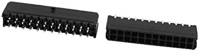 X-DREE 20 броя Двухрядный пряк между пръстите конектор с по стъпка 24P 3,0 мм, за печатни платки (20 броя due passi 24P 3.0