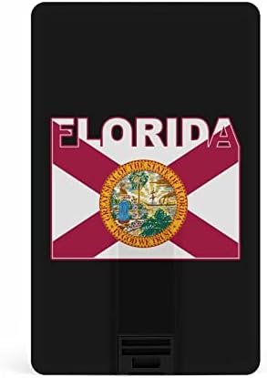 Флаг на щата Флорида USB Флаш Дизайн на Кредитна карта, USB Флаш Устройство Персонализиран Ключ Memory Stick 32G