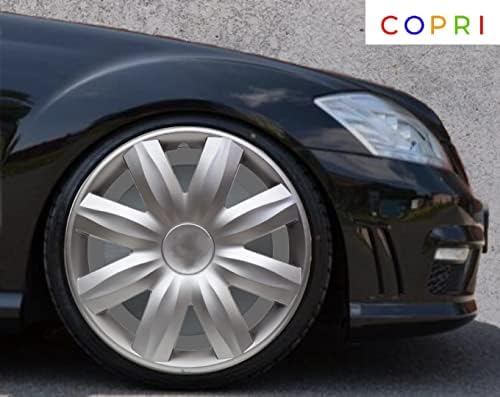 Комплект Copri от 4 Джанти Накладки 14-Инчов Сребрист цвят, Защелкивающихся на Ступицу, подходящи за BMW