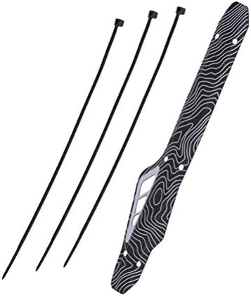 2 Комплекта Пластмасови Протектора на Велосипед верига Полезни Етикети С Прикрепен с Верига Протектор на веригата на Планински Велосипед (черен)