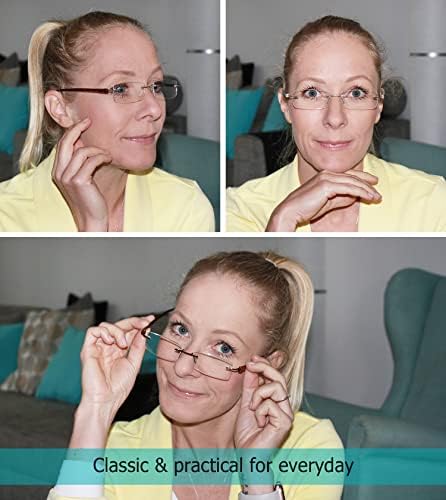 LUR 7 опаковки очила за четене без рамки + 6 опаковки класически очила за четене (общо 13 двойки ридеров + 4,00)