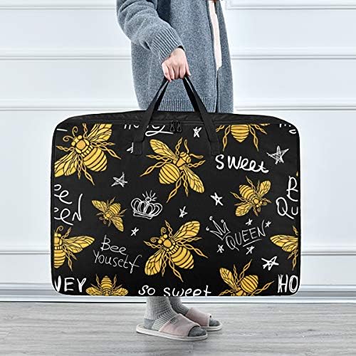N/A Чанта за съхранение на дрехи, Легла за Завивки - Организаторите Hohey Bee Голям Капацитет, Чанта с цип,