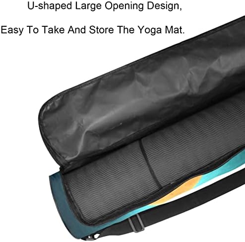 Чанта за подложка за Йога RATGDN, Чанта за Носене Подложка за Йога с пълна цип Kudu Moonlight Exercise Yoga Mat Carrier