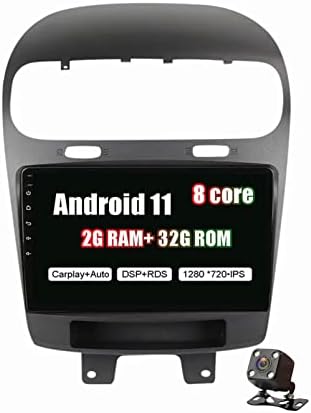 2 DIN Стерео GPS Навигация Авторадио Android 11 за Dodge Journey Fiat Freemont 2011-2020 Автомобилен Мултимедиен
