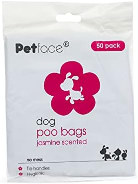 Пликчета за кучешки какашек с аромат на жасмин Petface (опаковка от 50 пакетчета)