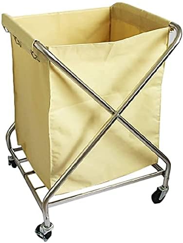 Подвижни колички Maryaz, Сортировач кошници за бельо със сменяеми торби, Тежкотоварни Сгъваема Количка за бельо на колела, Общият
