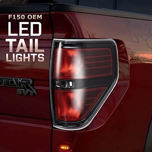 Задна светлина съвместим със задно фенер Ford F150 2009-2014 OE Дизайн, от страната на пътника (RH)