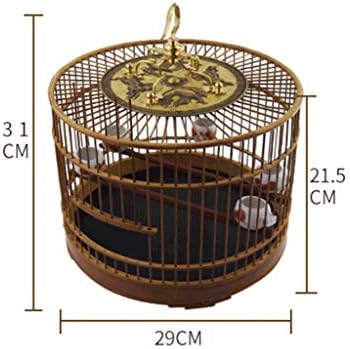 Птичья Клетка Препоръчва Материал Птичья Клетка с кука Външна и Вътрешна Птичья Вила В Китайски Стил Реколта Птичья Клетка