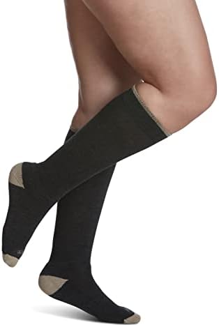 Чорапи за Компресия Sigvaris от мериносова вълна за отдих до Прасците 15-20 мм живачен стълб.календар.